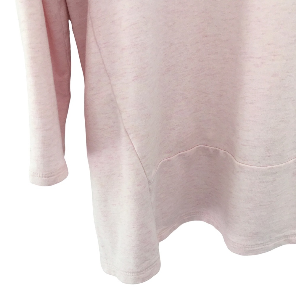 Pure Jill Pima Cotton Blend Jersey Knit Light Pink Long Sleeve Top J. Jill XLp - Picture 3 of 8